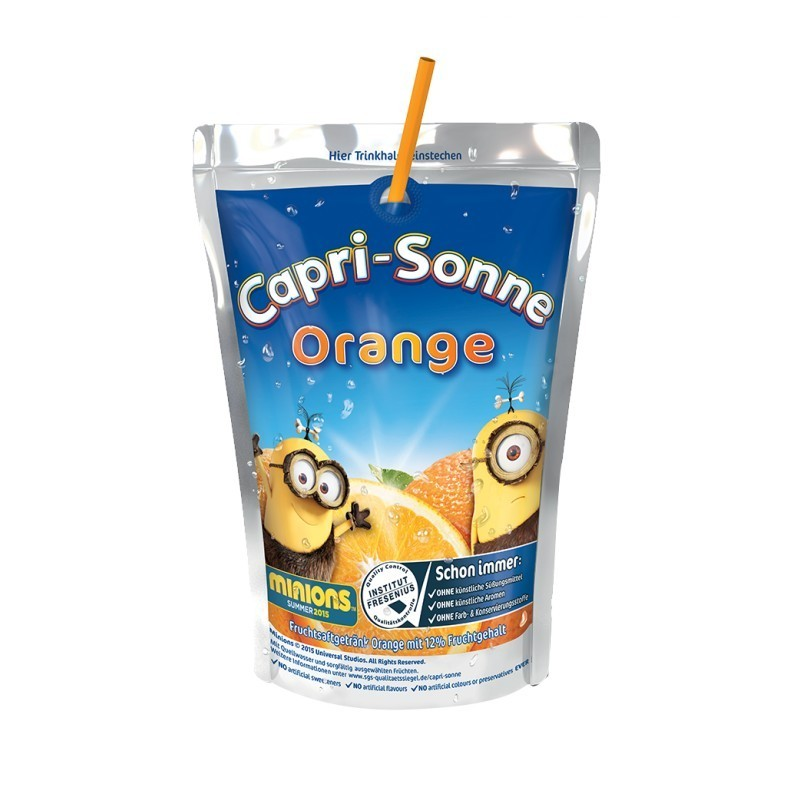 Poche Capri-Sun Orange 20cl - Saveur Unique pour Vapoteurs