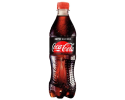 Bouteille Coca Zero 50cl - Goût sans sucre