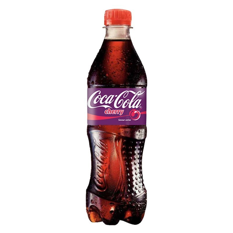 Bouteille Coca Cherry 50cl - Savourez le goût rafraîchissant