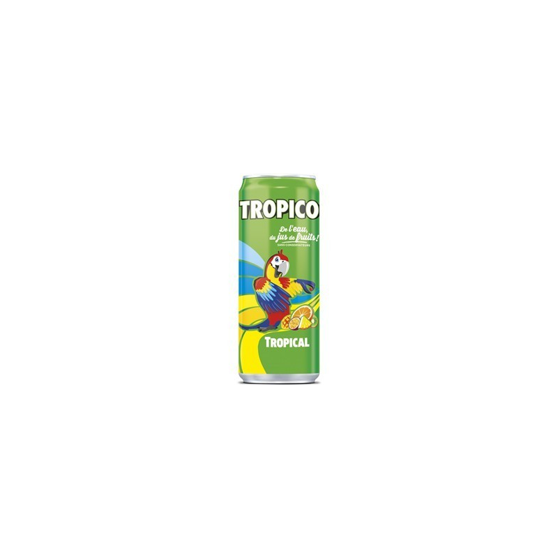 Boîte Tropico Tropical 33 cl - Saveurs Exotiques