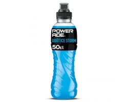 Boite Powerade Ice Storm 50cl - Boisson rafraîchissante et énergisante