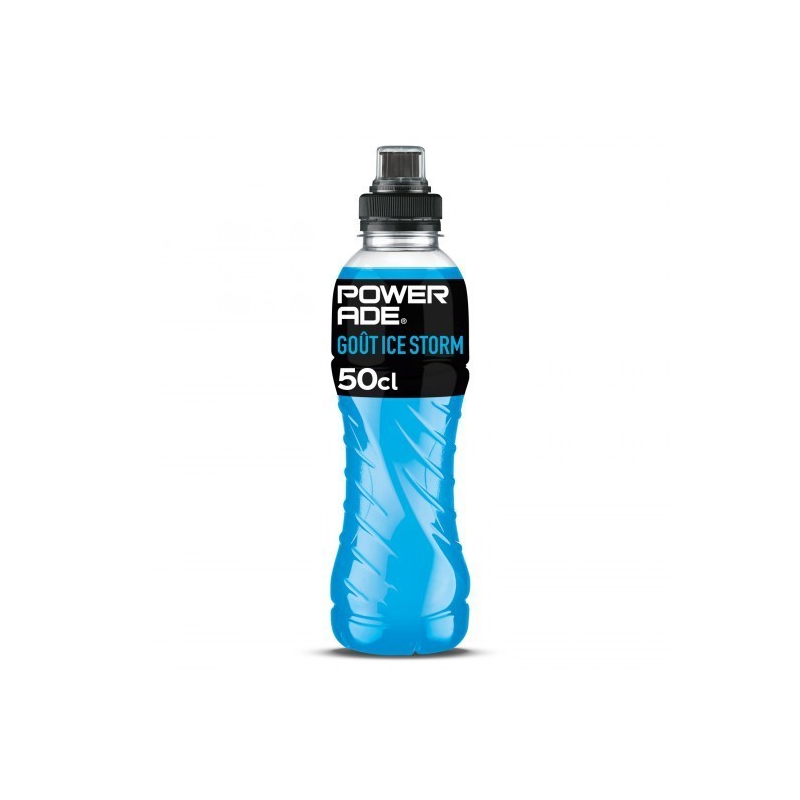 Boite Powerade Ice Storm 50cl - Boisson rafraîchissante et énergisante