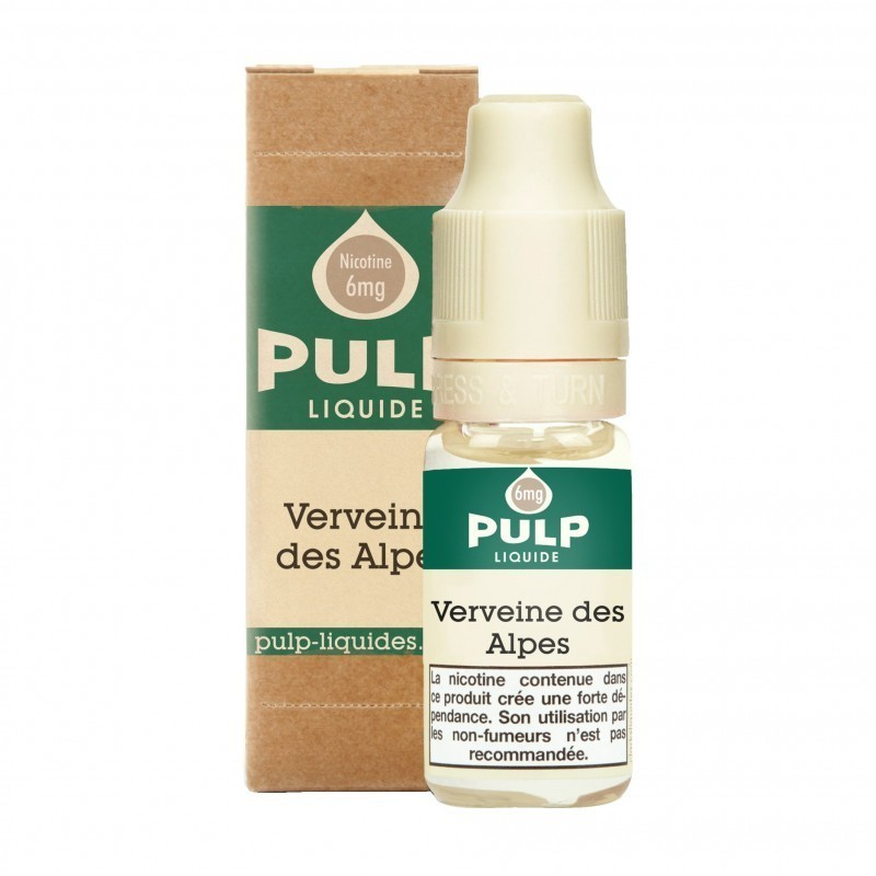 Verveine des Alpes - Pulp 10ml : E-liquide haut de gamme pour vapotage