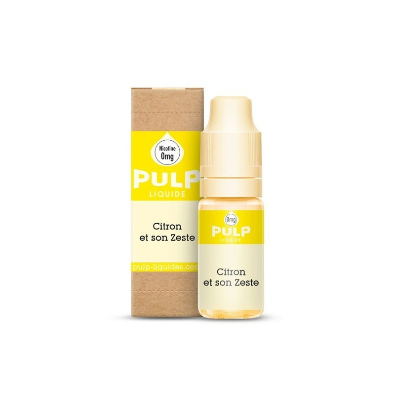 Citron et son Zeste - Pulp 10ml | E-liquide frais et fruité