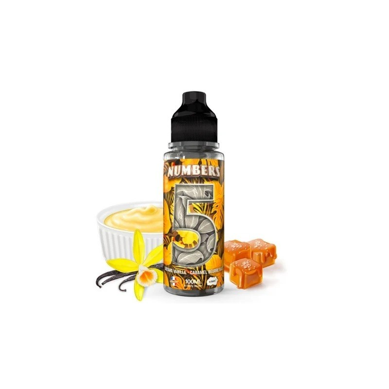 Numbers 5 - E.Tasty 100ml | E-liquide haut de gamme pour vapotage
