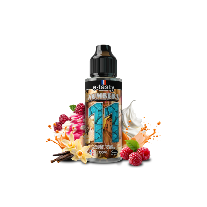 Numbers 11 - E.Tasty 100ml : E-liquide premium sans nicotine