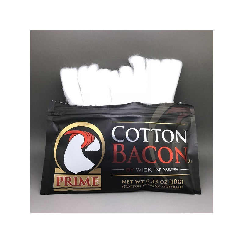 Cotton Bacon Prime - WicknVape | Coton haut de gamme pour vape