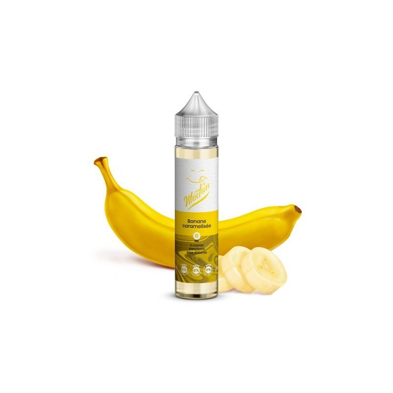 E-liquide Banane Caramélisée Machin 50ml - Vaping Premium