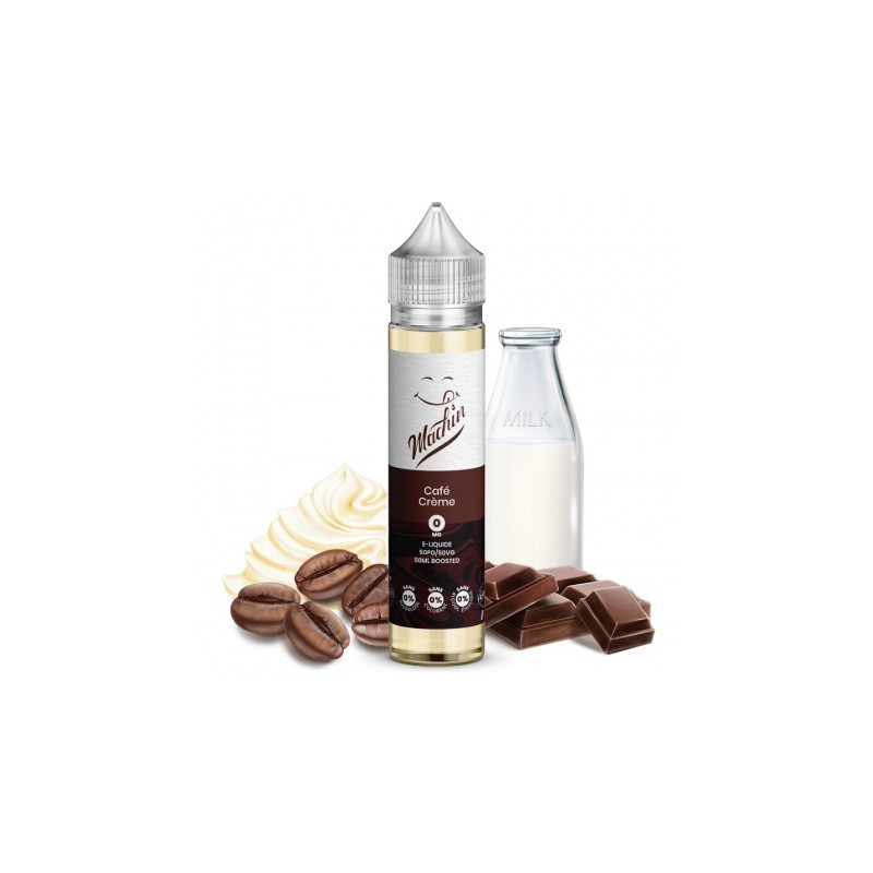 Café Crème - Machin 50ml : E-liquide haut de gamme pour vapers