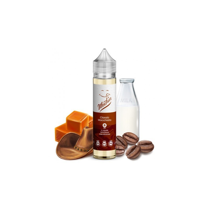 Classic macchiato - Machin 50ml | E-liquide haut de gamme