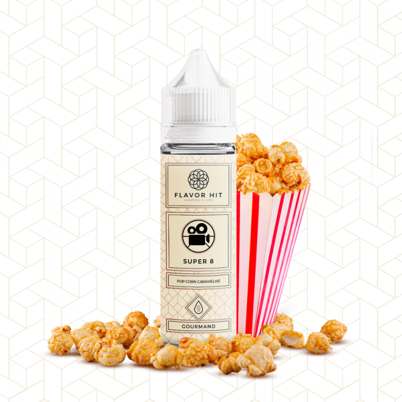 Super 8 - Flavor hit 50ml : E-liquide haut de gamme pour vapoteurs