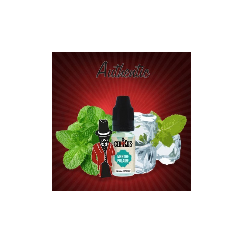 Menthe polaire - Cirkus (VDLV) 10ml : E-liquide frais et intense