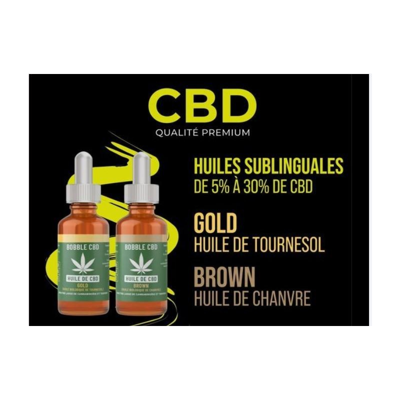 Huile Gold CBD 30% - CBG | Huile Premium pour Votre Bien-être
