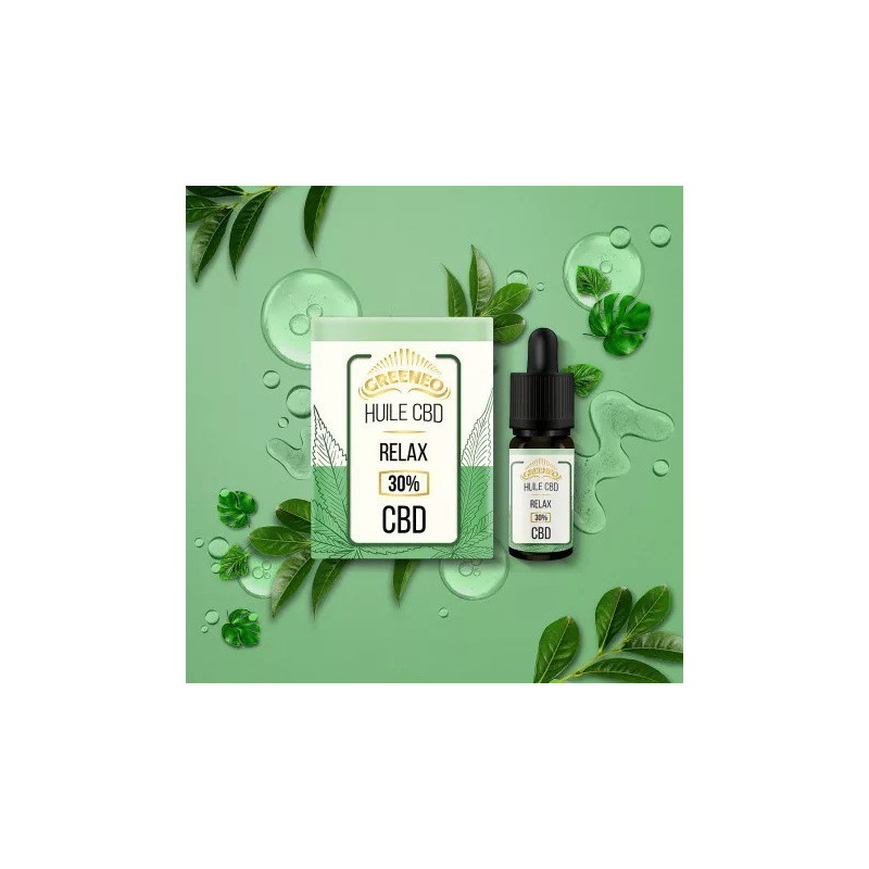 Huile CBD Relax - Greeneo | Bien-être quotidien