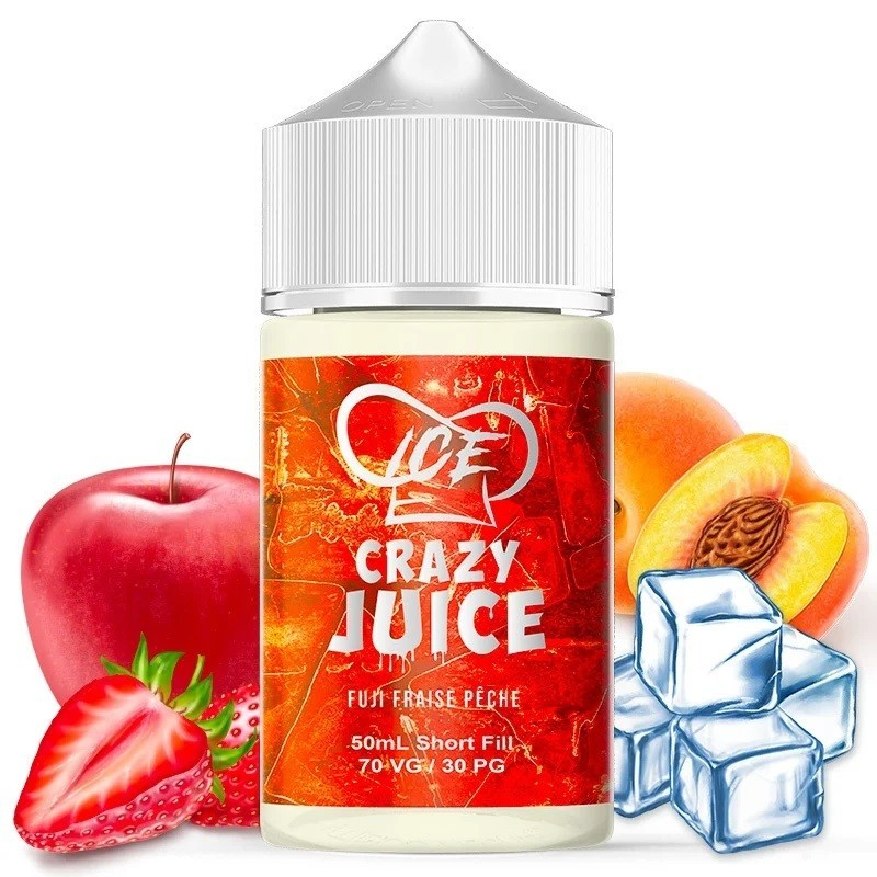 Fuji Fraise Pêche ICE - Mukk Mukk 50ml | E-liquide Fruité