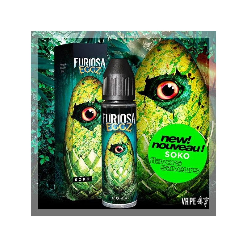 Soko - Furiosa Eggz 50ml | E-liquide haut de gamme