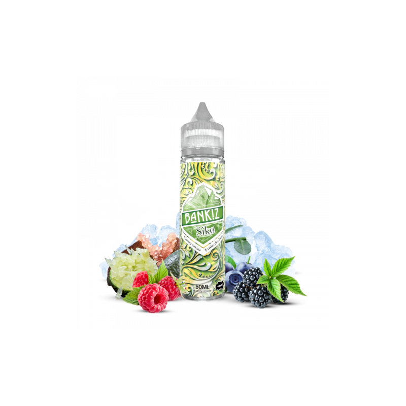 Siko - Bankiz 50ml : E-liquide Haut de Gamme Sans Nicotine