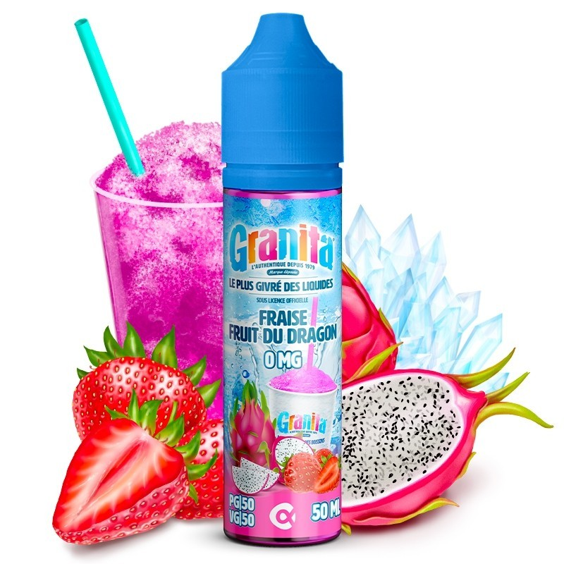 Fraise Fruit du Dragon - Granita 50ml | E-liquide haut de gamme