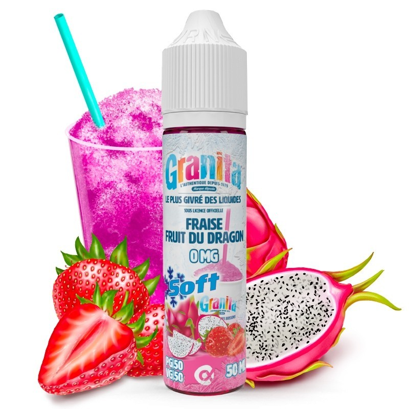 Fraise Fruit du Dragon (Soft) - Granita 50ml | E-liquide Haut de Gamme