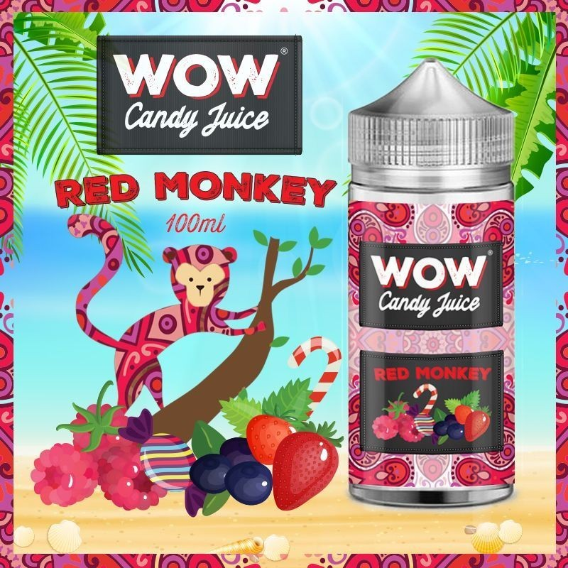 Red Monkey - Wow 100ml | E-liquide premium pour vape