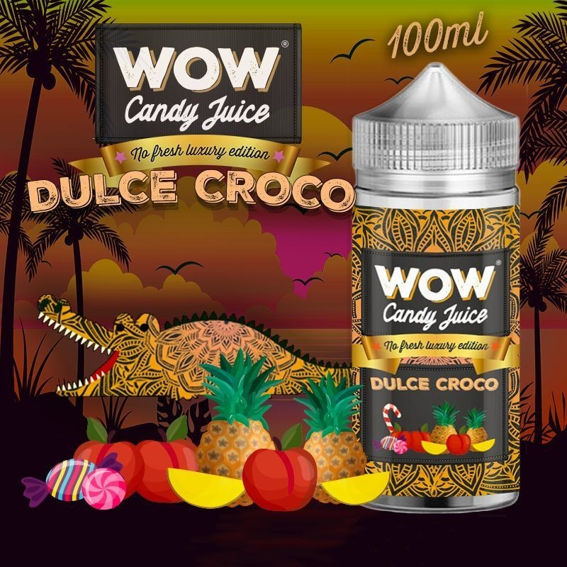 Dulce Croco No Fresh - E-liquide haut de gamme 100ml