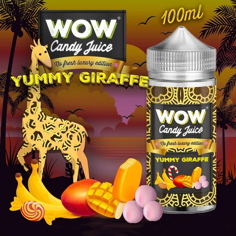 Yummy Giraffe No Fresh - E-liquide haut de gamme 100ml