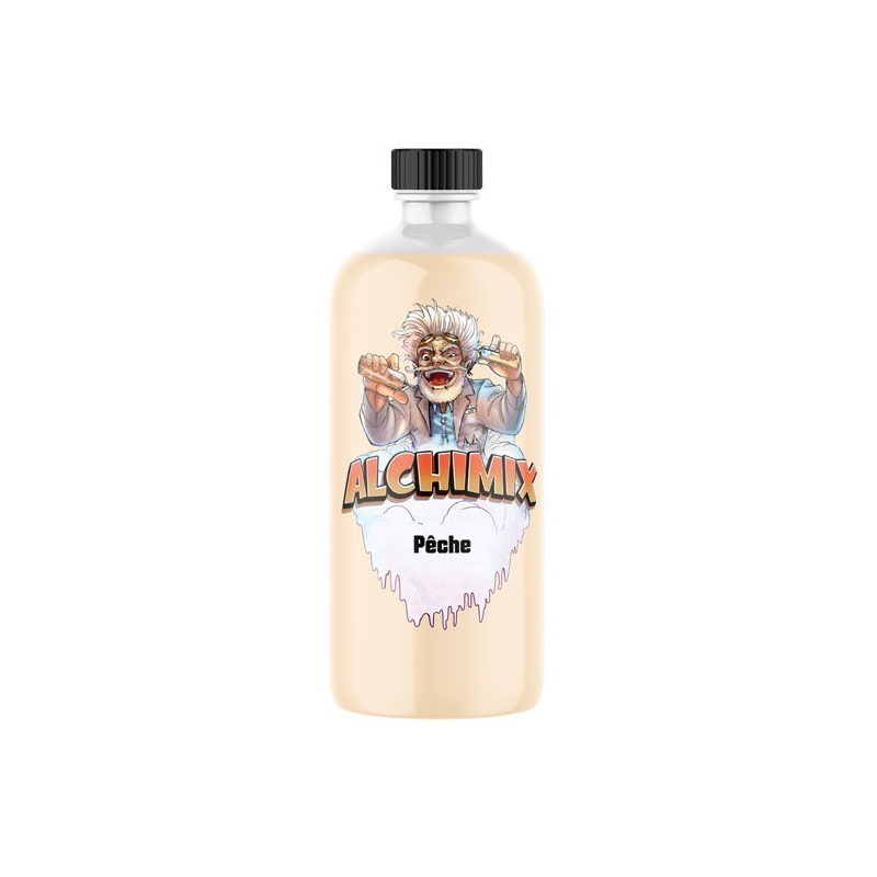 E-liquide Pêche Alchimix 30 ml à 500 ml - Saveur authentique et personnalisation facile