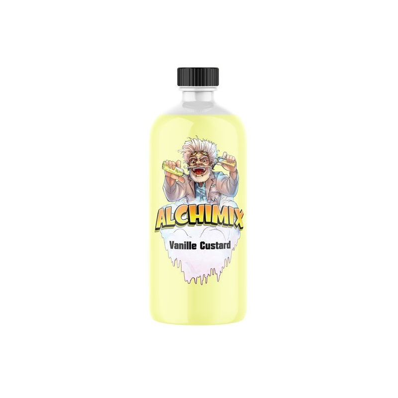 Vanille Custard Alchimix : E-liquide gourmand en 30 ml, 60 ml et 100 ml