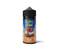 E-liquide Fraise Blanche Groseille Grenade Frais - Caribbean Soul 100ml