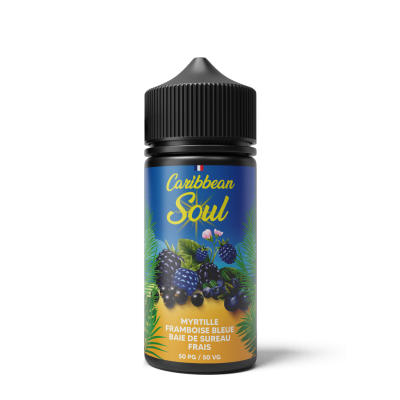 Myrtille Framboise Bleue Baies de Sureau - E-liquide Premium