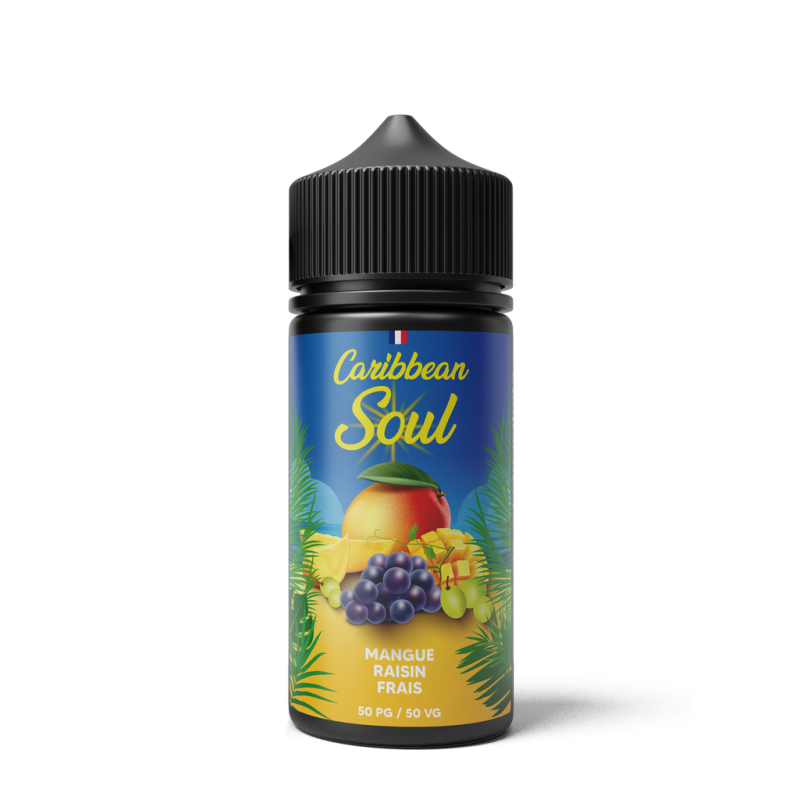 Mangue Raisin Frais - Caribbean Soul | E-liquide haut de gamme