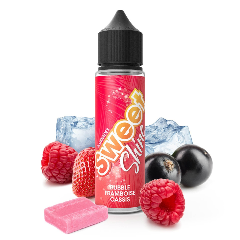 Bubble Framboise Cassis - Sweet Shine 50ml | E-liquide haut de gamme
