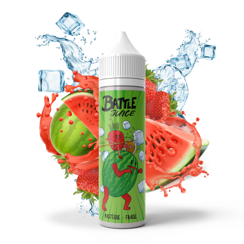 Fraise pastèque - Battle Juice 50ml | E-liquide gourmand et rafraîchissant