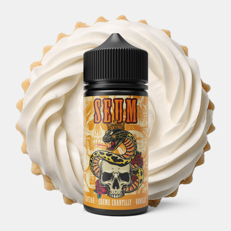 Gâteau Crème Chantilly Vanille - Seum 100ml | E-liquide Gourmand