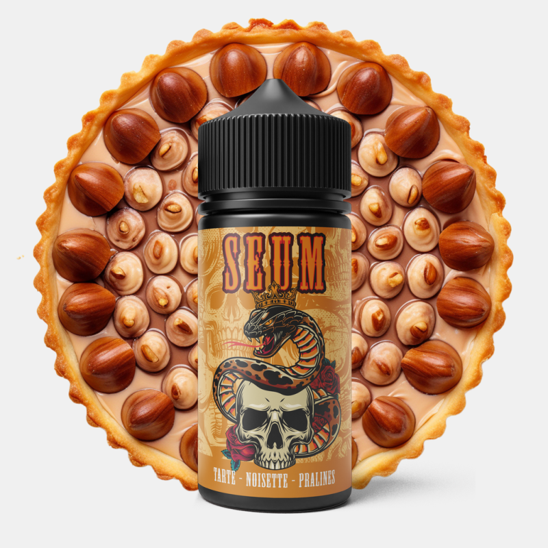 Tarte Noisette Pralines - Seum 100ml | E-liquide haut de gamme