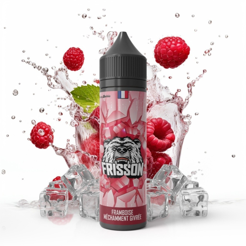 Framboise Méchamment Givrée - Frisson 50ml | E-liquide Premium