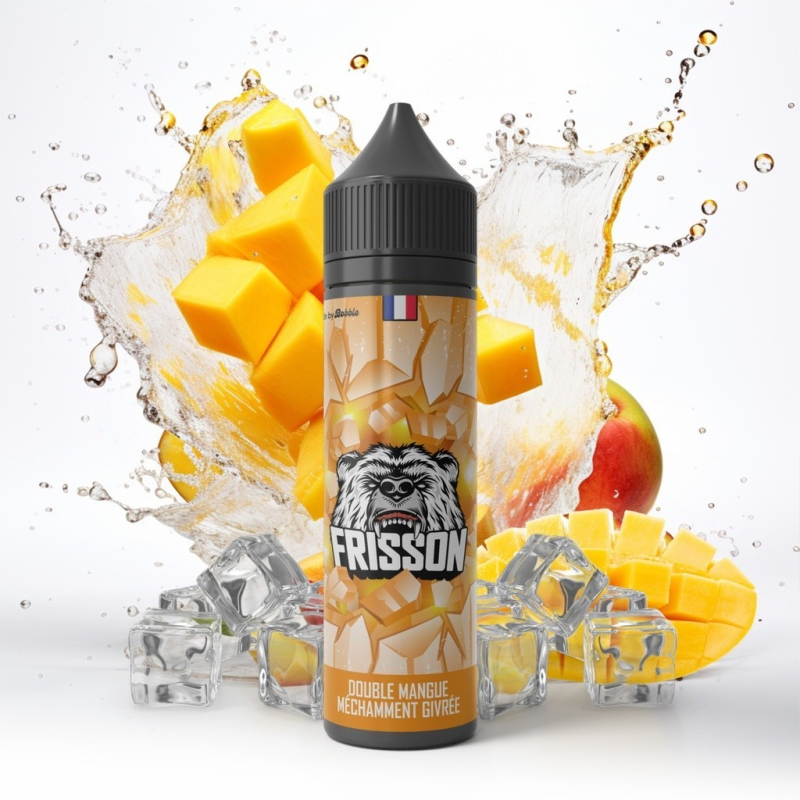 E-liquide Double Mangue Méchamment Givrée - Frisson 50ml | Cigarettes Électroniques
