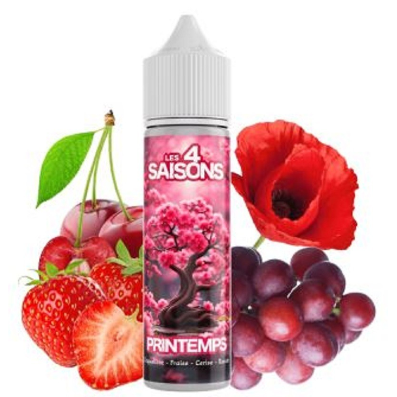 Printemps - Les 4 Saisons 50ml - E-liquide haut de gamme pour vapotage