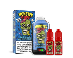 Monster 28K - Kit e-cigarette Mr. Blue Mix Fruits rouges par Monster Puff