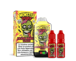 Fraise Banane Glacée Monster Puff 28K - Kit de Vaping Innovant