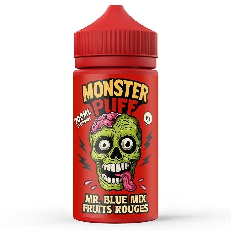 Mr Blue - Monster puff 200ml : e-liquide premium sans nicotine