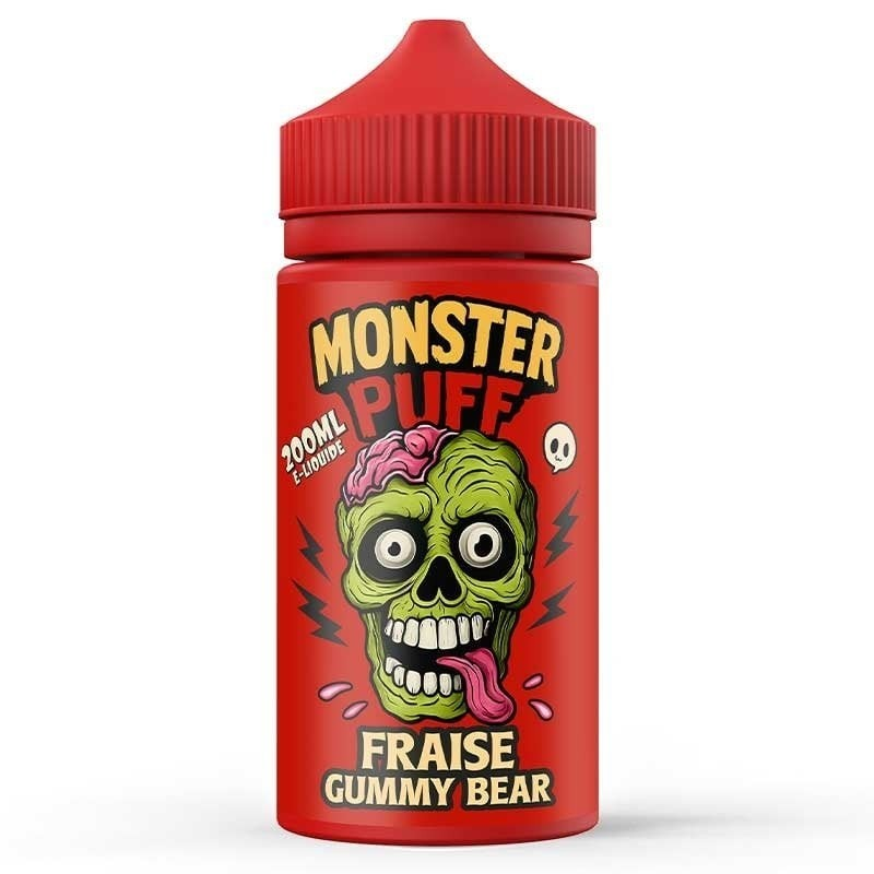 Fraise Gummy Bear Ice - Monster Puff 200ml | E-liquide haut de gamme