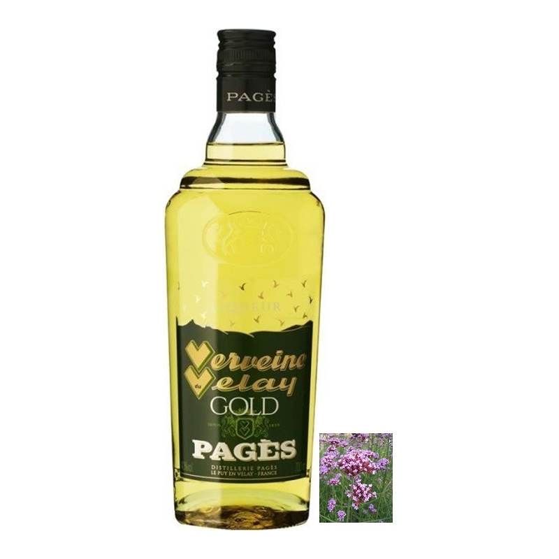 Verveine du Velay Gold 70cl - Liqueur artisanale de verveine