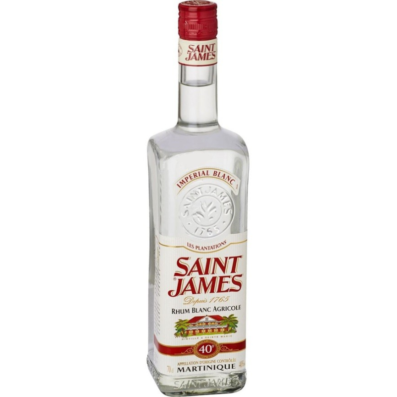 Saint James Blanc Rhum Agricole Martinique 70 cl 40° - Rhum de Qualité