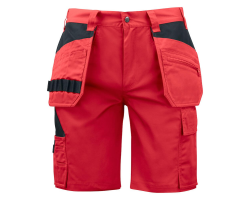 Bermuda de travail Projob 5535 en rouge - Vêtements professionnels