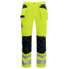 Pantalon haute visibilité 6531 Projob jaune | Vêtements de travail