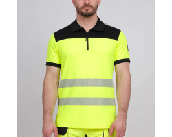 Polo haute visibilité manches courtes Mars Nine Worths - Sécurité et confort