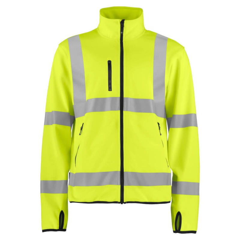 Veste softshell haute visibilité légère 6105 Projob - Jaune fluo