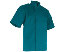 Veste de cuisinier manches courtes Arachide LMA - Élégante et fonctionnelle