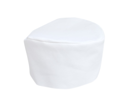 Calot de cuisinier blanc 100% coton LMA | Vêtements de cuisine